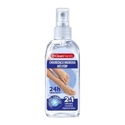 CleanHands Chłodząca mgiełka do stóp, 100 ml