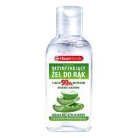 CleanHands Żel do rąk antybakteryjny z aloesem i prowitaminą B5, 50 ml