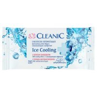CLEANIC Chusteczki odświeżające chłodzące ICE COOLING 15 sztuk