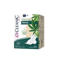 CLEANIC NATURALS Hemp Night Podpaski, 10szt.