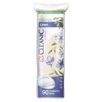 CLEANIC NATURALS LINEN Płatki kosmetyczne, 90szt.
