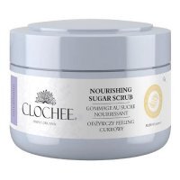 CLOCHEE Peeling do ciała cukrowy - pestki malin i masło shea, 250g