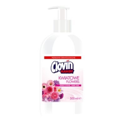 Clovin Handy Mydło w płynie kwiatowe, 500ml