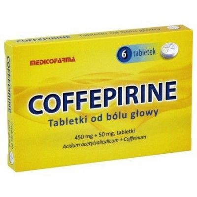 COFFEPIRINE Tabletki od bólu głowy, 12 tabl.