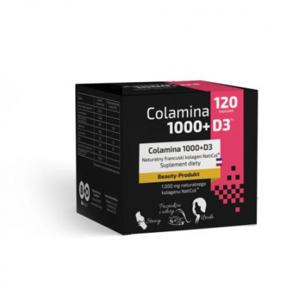 COLAMINA 1000+D3 120 kapsułek