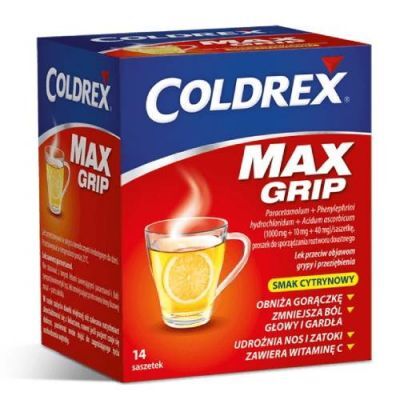 Coldrex MaxGrip, 14 saszetek