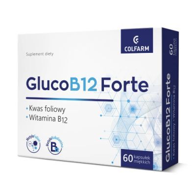 Colfarm GlucoB12 Forte, 60 kaps.