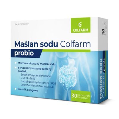 Colfarm Maślan Sodu Probio, 30 kaps.