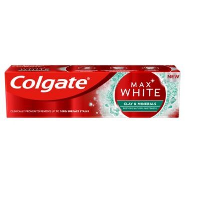COLGATE MAX WHITE CLAY & MINERALS Pasta do zębów 75ml