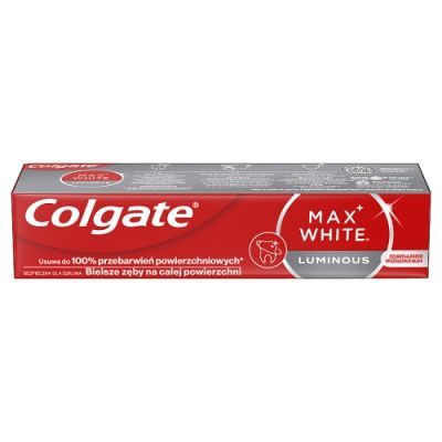 Colgate Max White Luminous Wybielająca pasta do zębów z fluorem, 75 ml