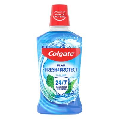 COLGATE Plax Fresh & Protect Cool Mint Odświeżający płyn do higieny jamy ustnej, 250 ml