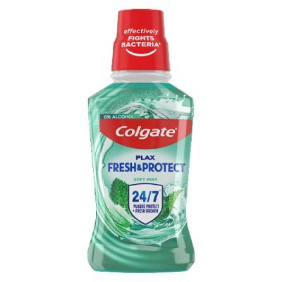 COLGATE Plax Fresh & Protect Soft Mint Odświeżający płyn do higieny jamy ustnej, 250 ml