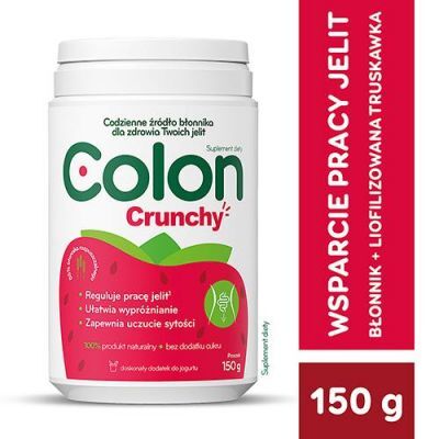 Colon Crunchy Źródło błonnika proszek, 150 g KRÓTKA DATA 30.11.2026
