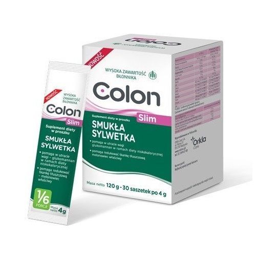 Colon Slim 30 Saszet X 4 G Pomaga Zredukować Wagę Cena Opinie