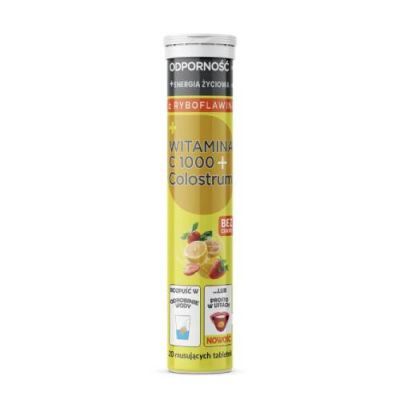 Colostrum Witamina C 1000, 20 tabl. musujących