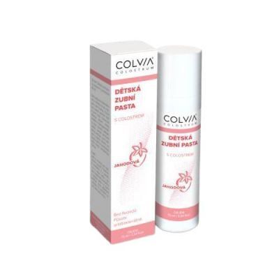 Colvia Pasta do zębów z colostrum dla dzieci o smaku truskawkowym, 75 ml