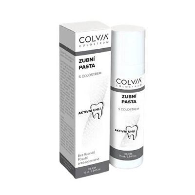 Colvia Pasta do zębów z colostrum i węglem aktywnym, 75 ml