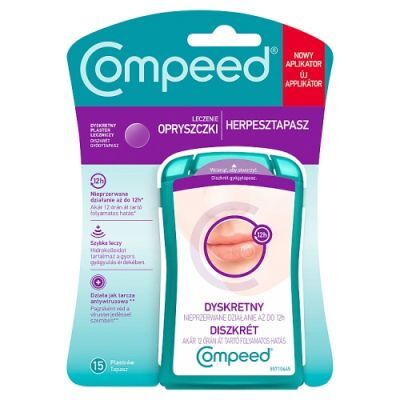 Compeed Dyskretny plaster na opryszczkę, 15 szt.