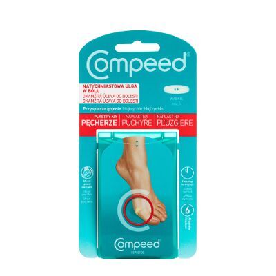 Compeed Plastry na pęcherze wąskie, 6 szt.