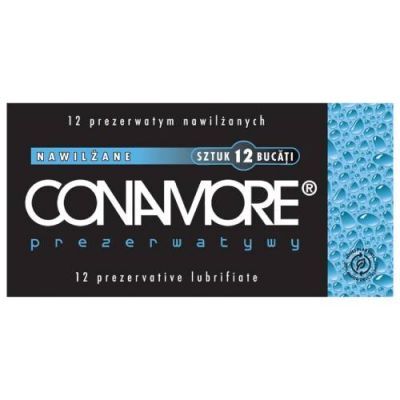 Conamore Wet Prezerwatywy nawilżane, 12 szt.