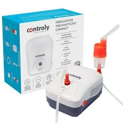 CONTROLY Nebulizator pneumatyczny COMPACT dla dzieci, dorosłych i niemowlaków