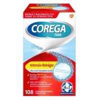 COREGA Tabs Intensiv Tabletki czyszczące do protez zębowych, 108 szt.