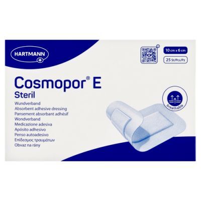 COSMOPOR E Opatrunek jałowy 10 cm x 6 cm  25 sztuk
