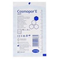 COSMOPOR E Opatrunek jałowy 10cm x 6cm, 1 szt.