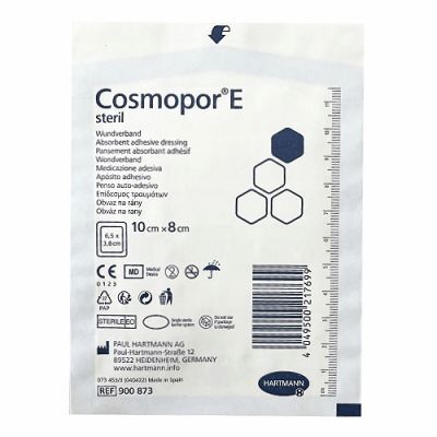 COSMOPOR E Opatrunek jałowy 10cm x 8cm, 1 szt.