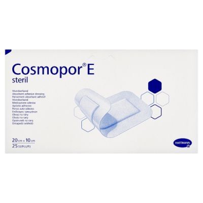 COSMOPOR E Opatrunek jałowy 20 cm x 10 cm  25 sztuk