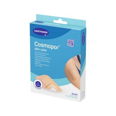 Hartmann Cosmopor skin color 10cm x 8cm Opatrunek jałowy na ranę, 5 szt.