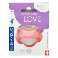 CURAPROX Baby Smoczek Rozmiar 0 0-7m Pomarańczowy, 1szt.