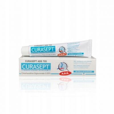 CURASEPT ADS 705 0,05% CHX Pasta do zębów 75 ml