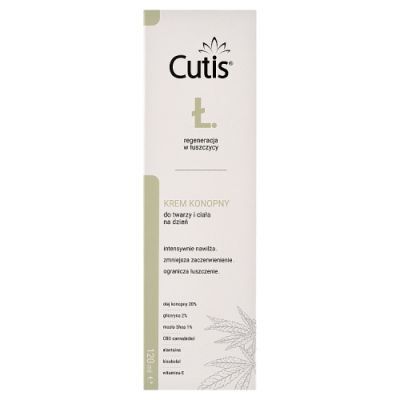 CUTIS Ł - ŁUSZCZYCA krem konopny 20% CBD 120 ml