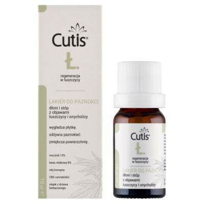 Cutis Ł Onycholiza i Łuszczyca lakier do paznokci + CBD, 10ml
