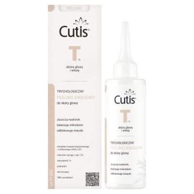 Cutis T Trychologiczny peeling kwasowy do skóry głowy, 100 ml
