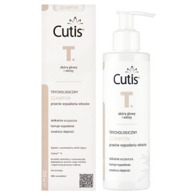 Cutis T Trychologiczny szampon przeciw wypadaniu włosów, 200 ml