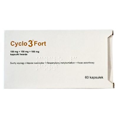 Cyclo 3 Fort 150 mg + 150 mg + 100 mg, 60 kaps.