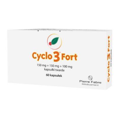 Cyclo 3 Fort 150 mg + 150 mg + 100 mg, 60 kapsułek