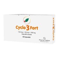 Cyclo 3 Fort 150 mg + 150 mg + 100 mg, 60 kapsułek