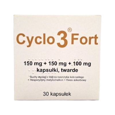 Cyclo 3 Fort 150 mg + 150 mg + 100 mg Delfarma, 30 kaps.