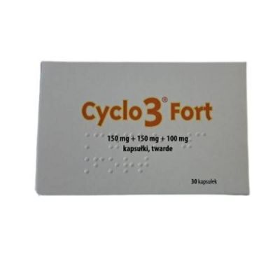 Cyclo 3 Fort, 30 kapsułek twardych- lek na prawidłowe krążenie żylne