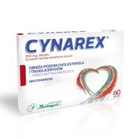 Cynarex, 60 tabletek - obniża poziom cholesterolu i trójglicerydów