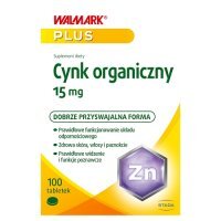 CYNK ORGANICZNY 15 mg WALMARK 100 tabletek