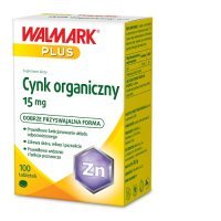 CYNK ORGANICZNY 15 mg WALMARK 100 tabletek