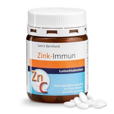 CYNK + WITAMINA C do ssania 5 mg 120 tabletek SANCT BERNHARD