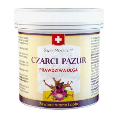 CZARCI PAZUR z rutyną i ziołami szwajcarskimi 250 ml SWISSMEDICUS