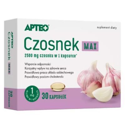 Czosnek Max APTEO, 30 kapsułek