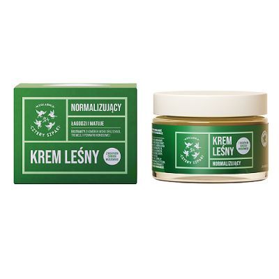 Cztery Szpaki (4 szpaki) Leśny Normalizujący krem do twarzy, 50 ml