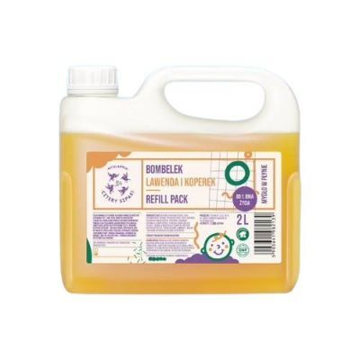 Cztery Szpaki (4szpaki) Bombelek naturalne mydło w płynie od 1. dnia życia Refill, 2 l